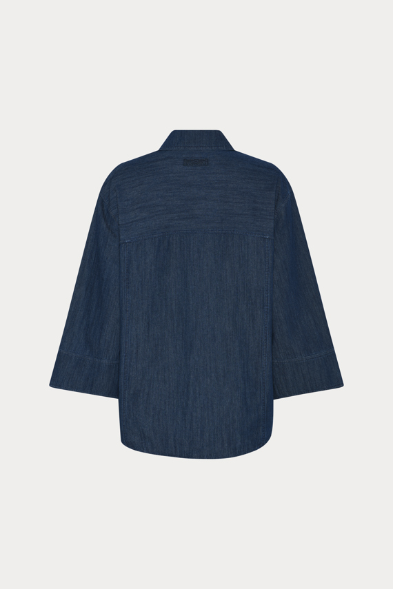 Heartmade Manel Skjorte, Dark Blue